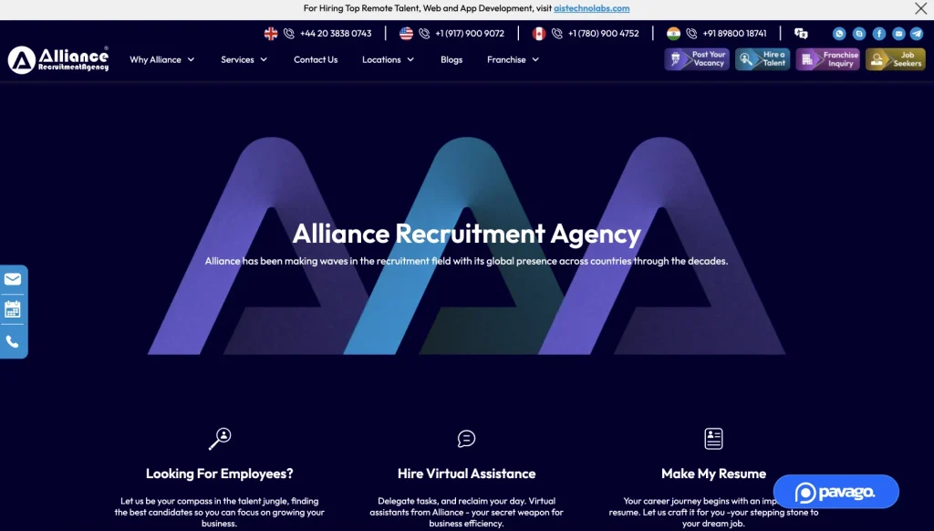 Alliance Recruitment Agency Image