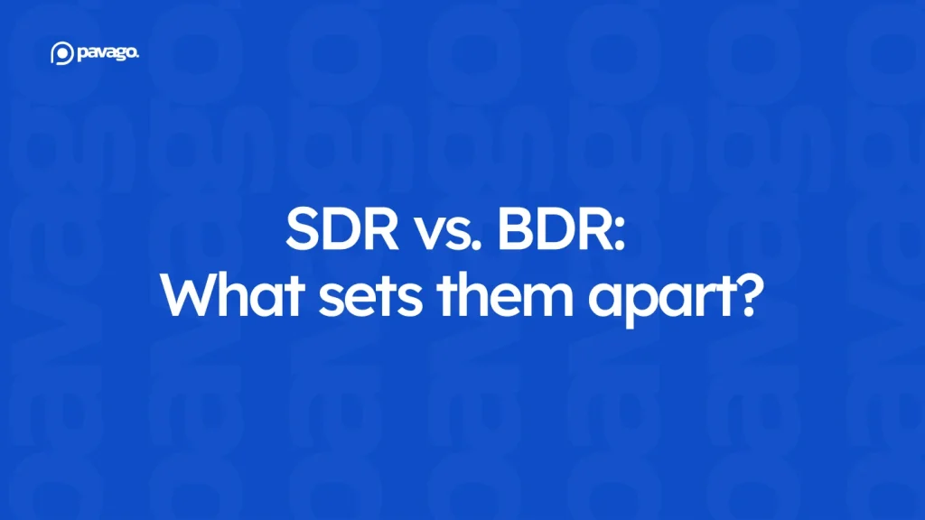 SDR vs BDR