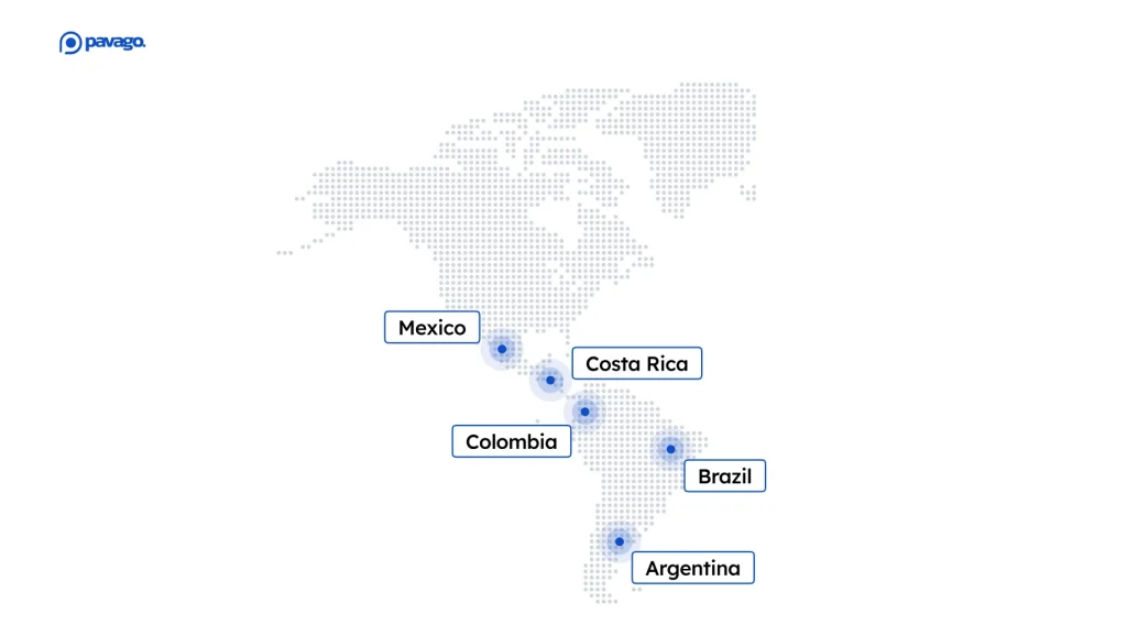 Nearshore development outsourcing countries