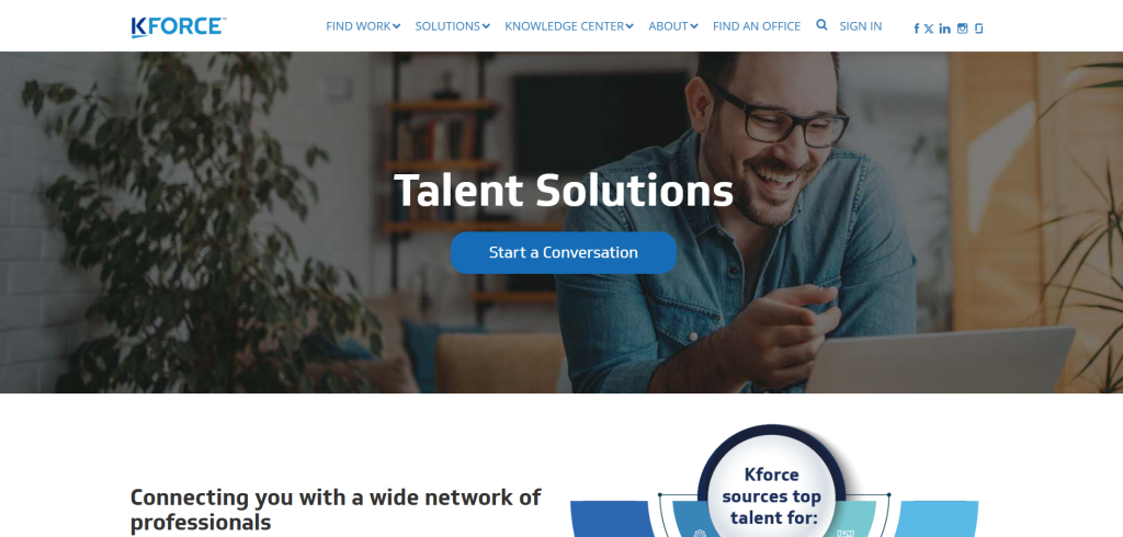 Kforce - recruiting agency for tech companies