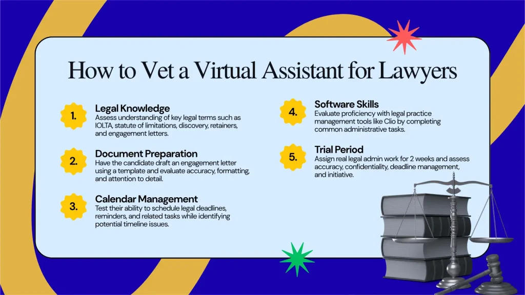 How to Vet a Virtual Assistant for Lawyers